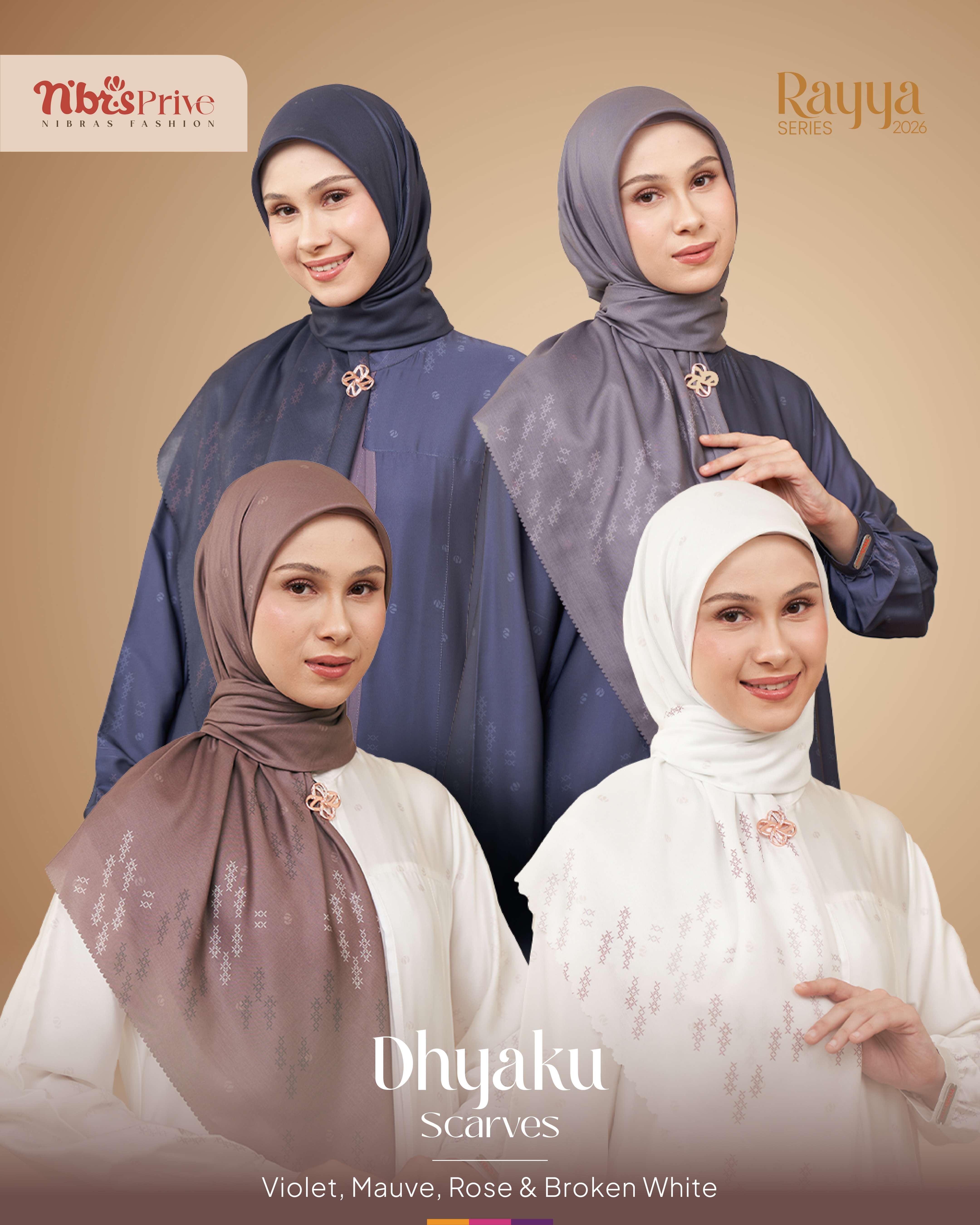 NIBRAS HIJAB DHYAKU SCARVES