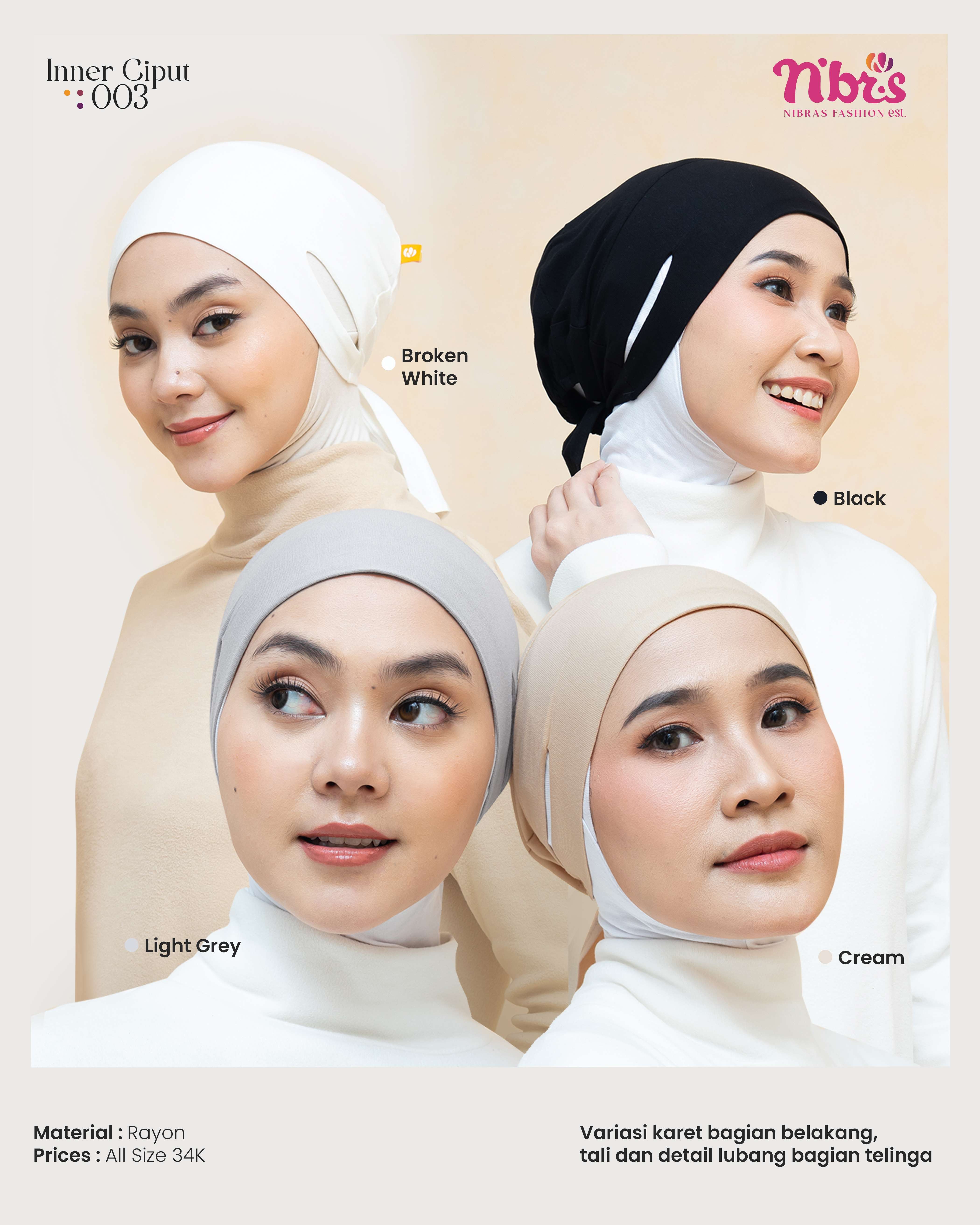 NIBRAS HIJAB INNER CIPUT 003